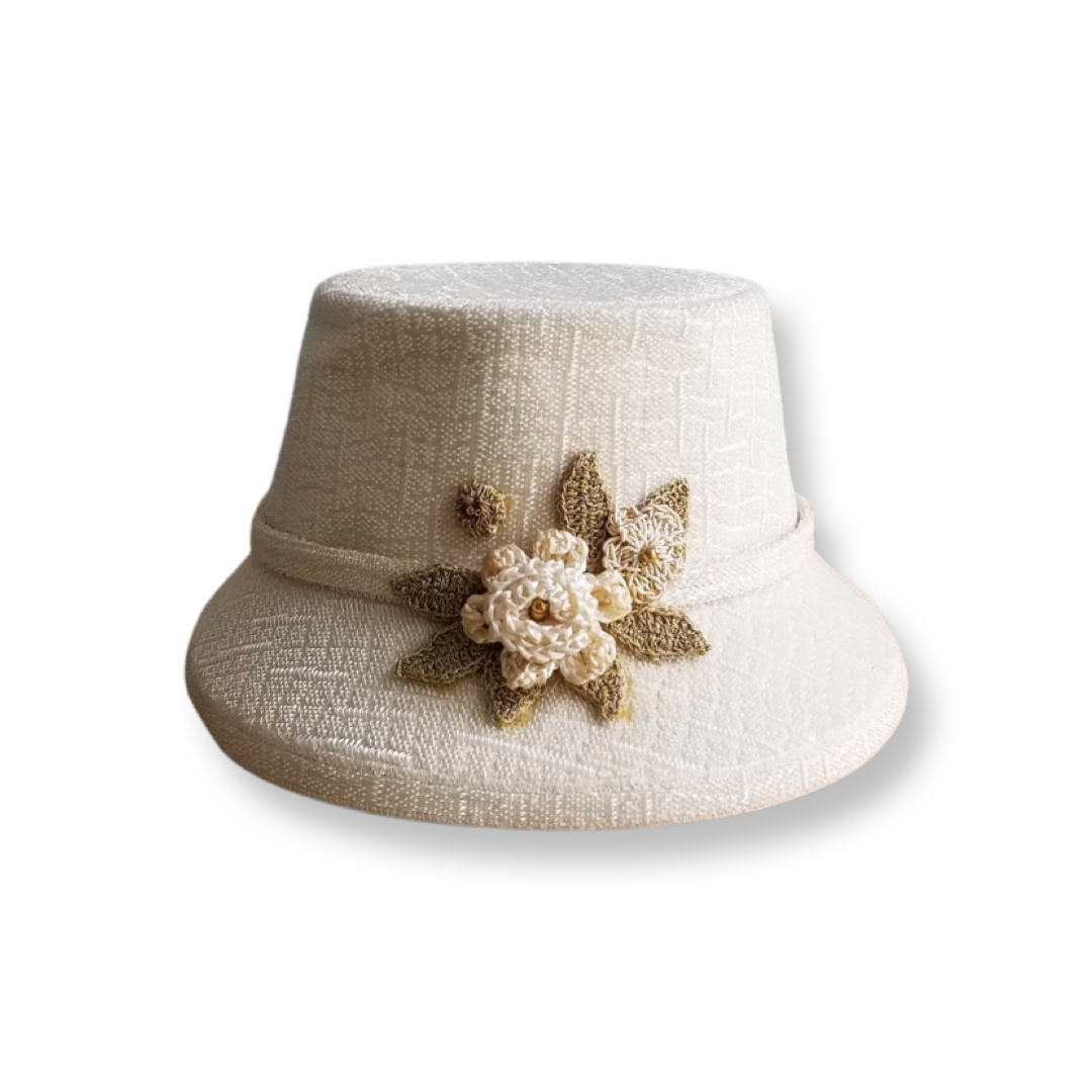Vintage 60s Cream Hat